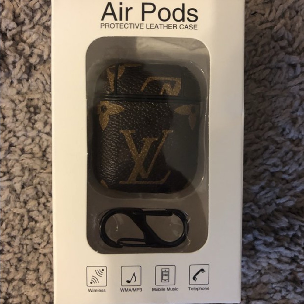 AIRPODS PROTECTIVE LEATHER CASE